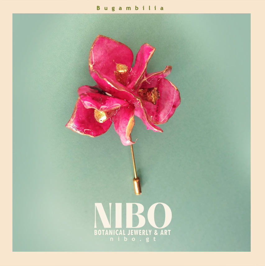 Flor Bugambilia / Broche de Alfiler