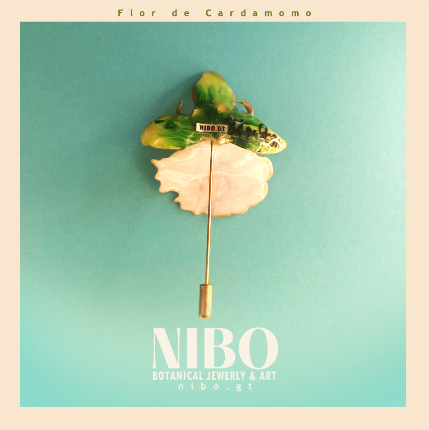 Flor de Cardamomo / Broche de Alfiler