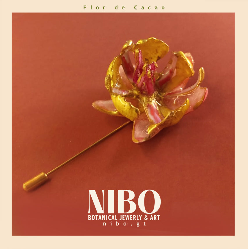 Flor de Cacao / Broche de Alfiler