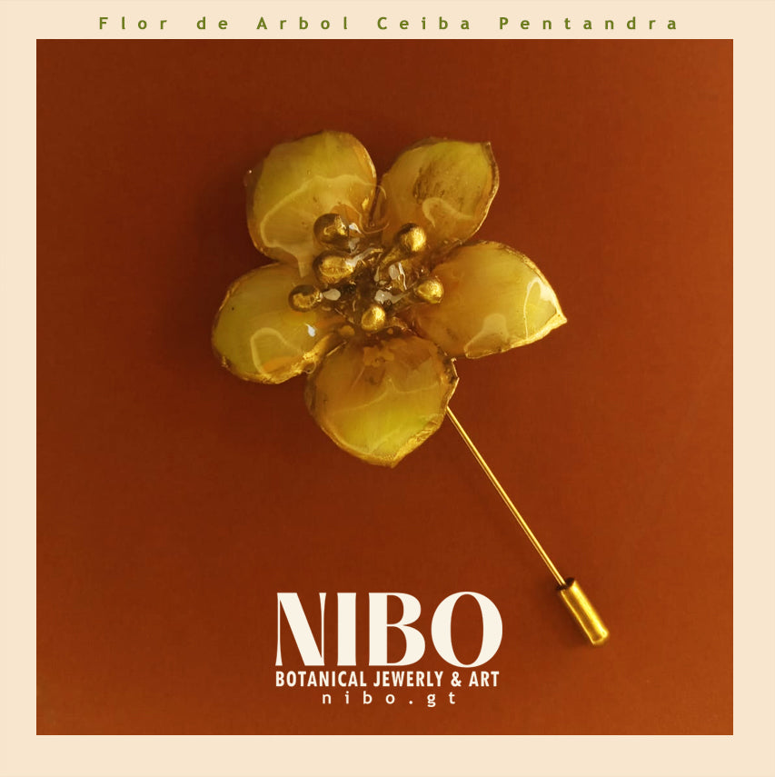 Flor de Ceiba / Broche de Alfiler