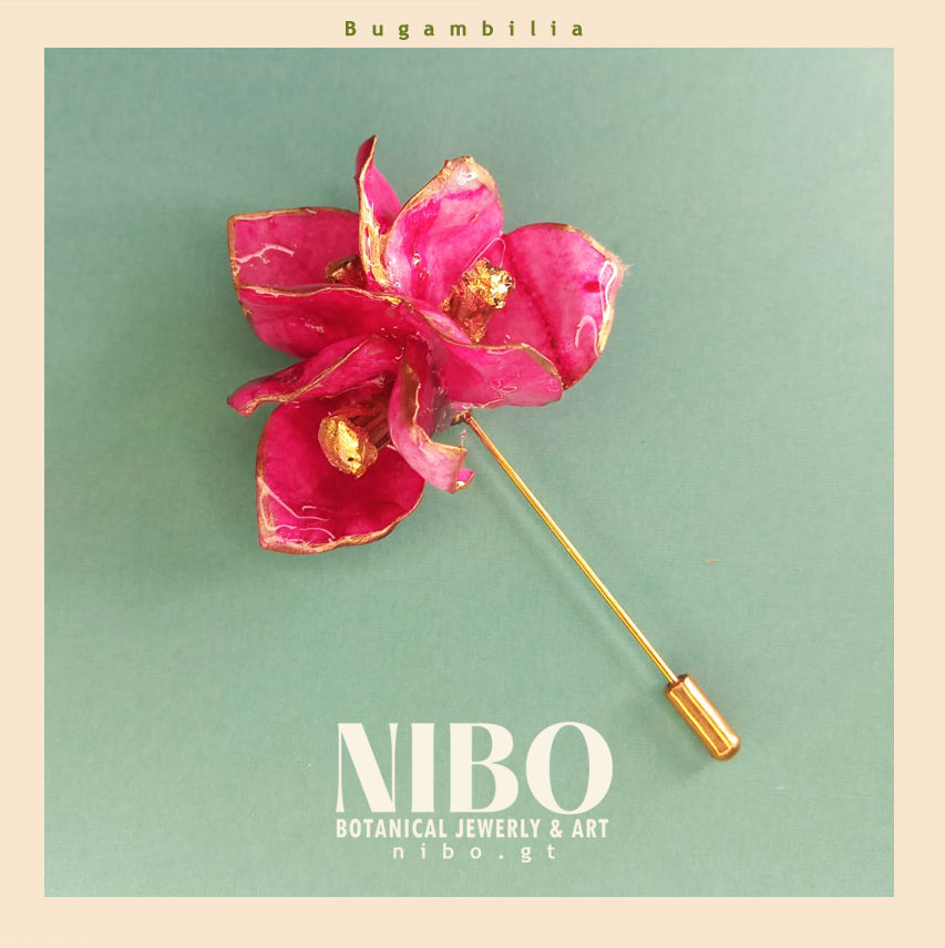 Flor Bugambilia / Broche de Alfiler