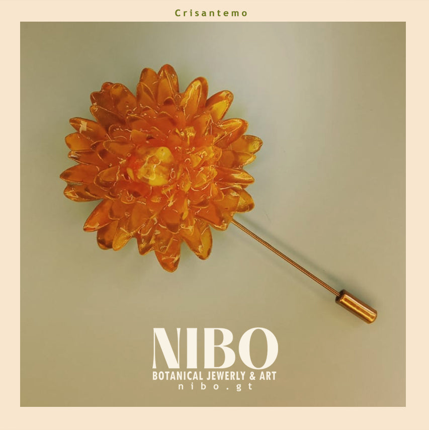 Broche de Alfiler / Crisantemo