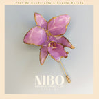 Broche de Alfiler / Guaria Morada