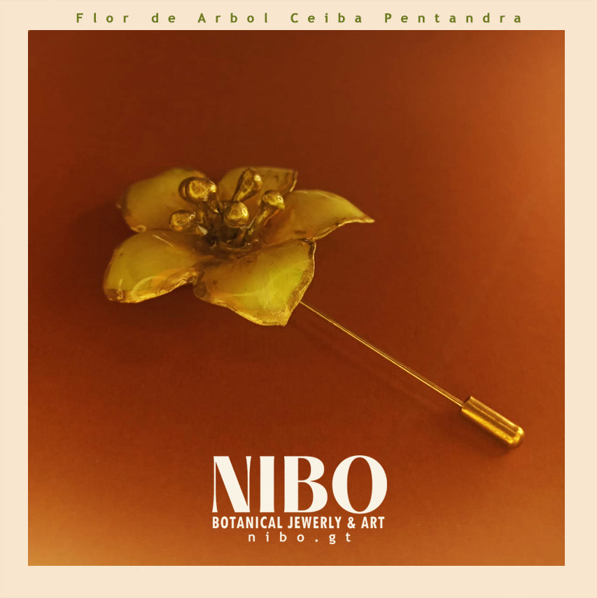 Flor de Ceiba / Broche de Alfiler