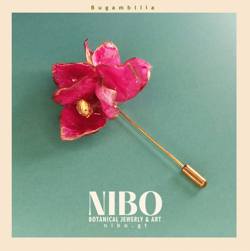 Flor Bugambilia / Broche de Alfiler