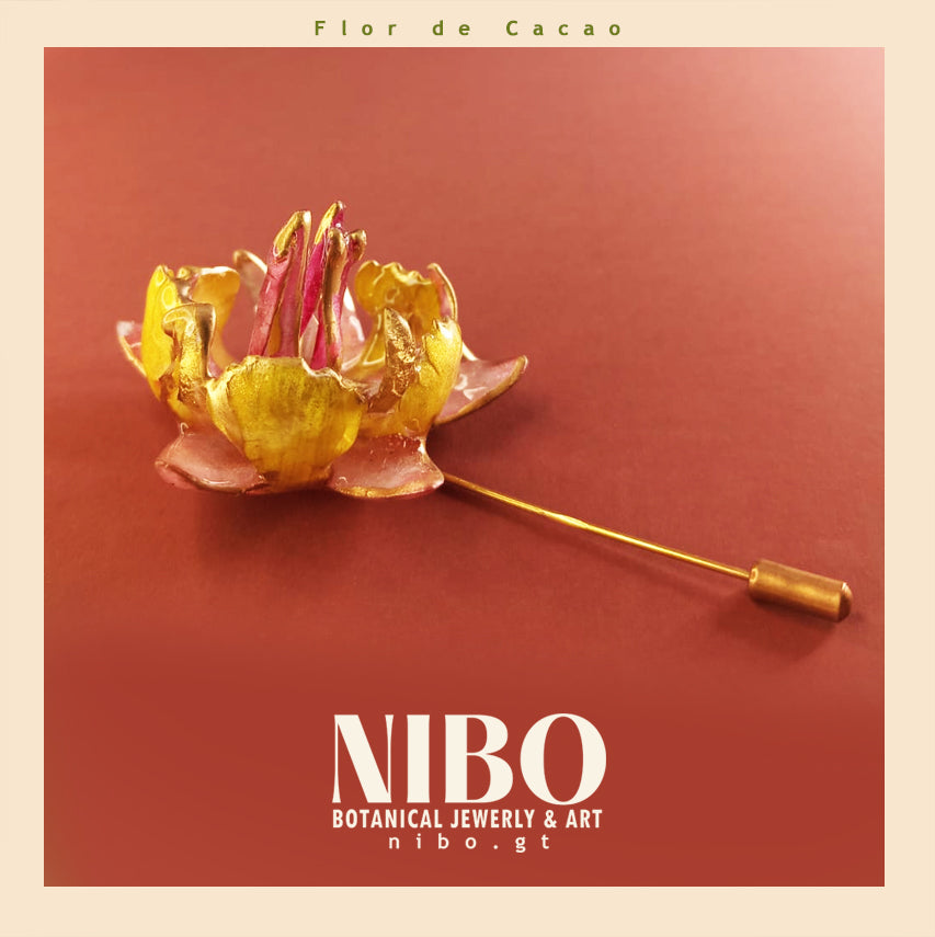 Flor de Cacao / Broche de Alfiler
